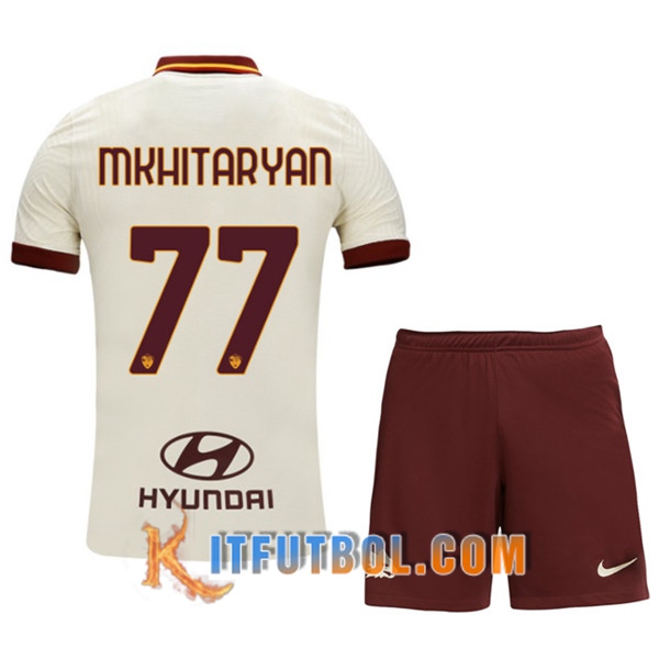 Camisetas Futbol AS Roma (MKHITARYAN 77) Ninos Segunda 20/21