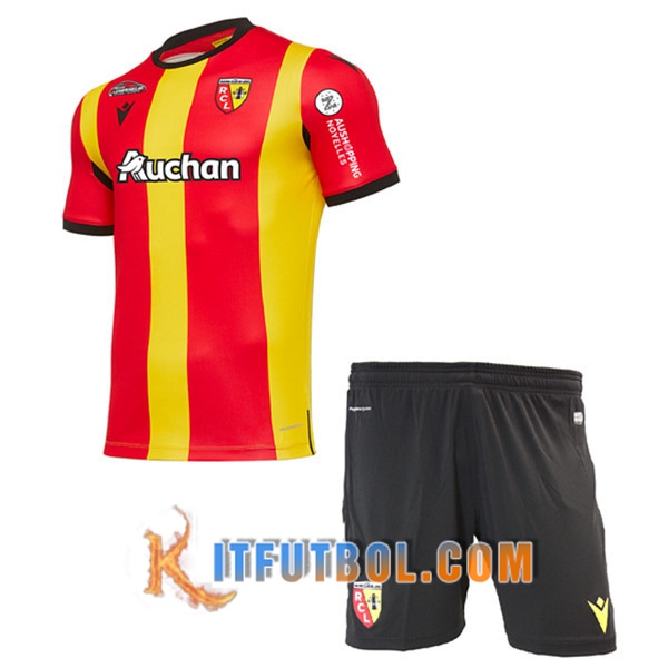 Camisetas Futbol RC Lens Ninos Primera 20/21