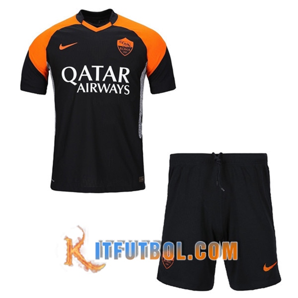 Camisetas Futbol AS Roma Ninos Tercera 20/21
