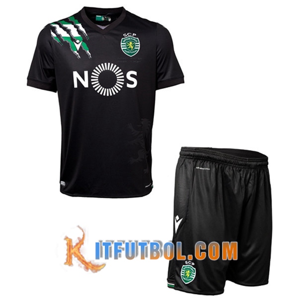 Camisetas Futbol Sporting Ninos Segunda 20/21