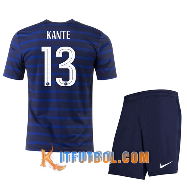 Camisetas Futbol UEFA Euro 2020 Francia (Kante 13) Ninos Primera