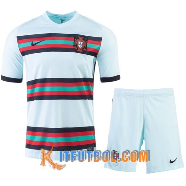 Traje Camisetas Futbol Portugal Segunda + Cortos 20/21