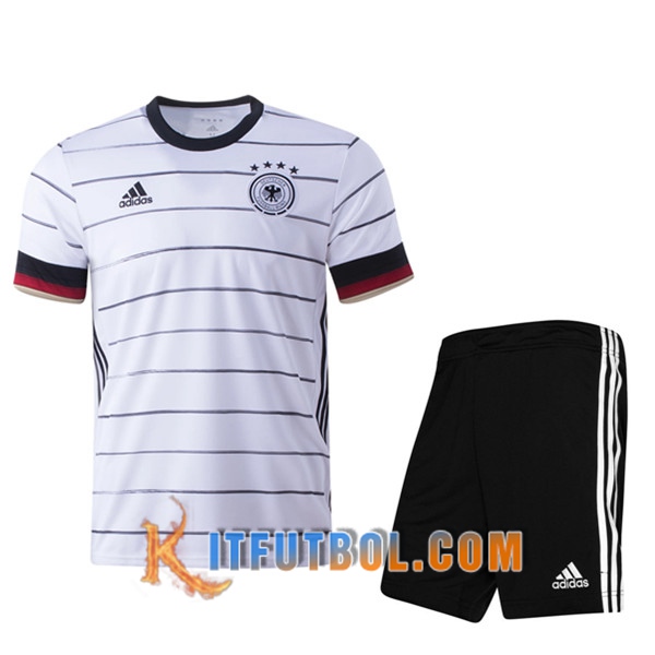 Traje Camisetas Futbol Alemania Primera + Cortos 20/21
