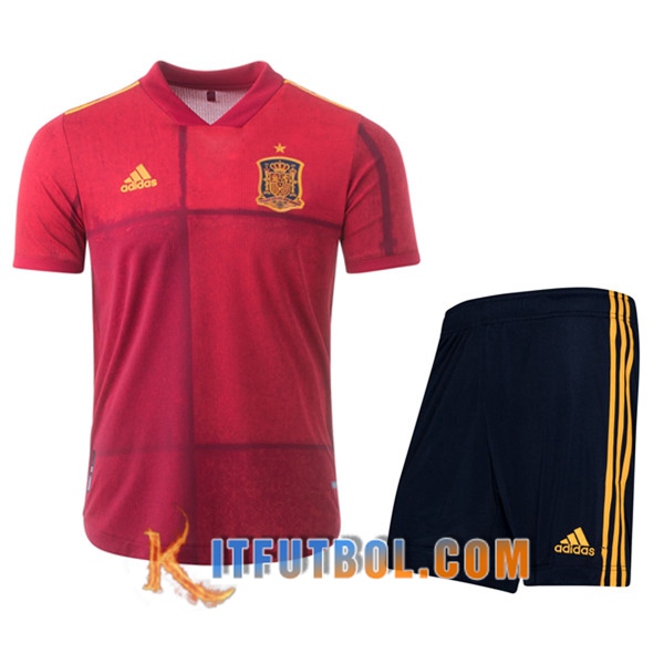 Traje Camisetas Futbol España Primera + Cortos 20/21