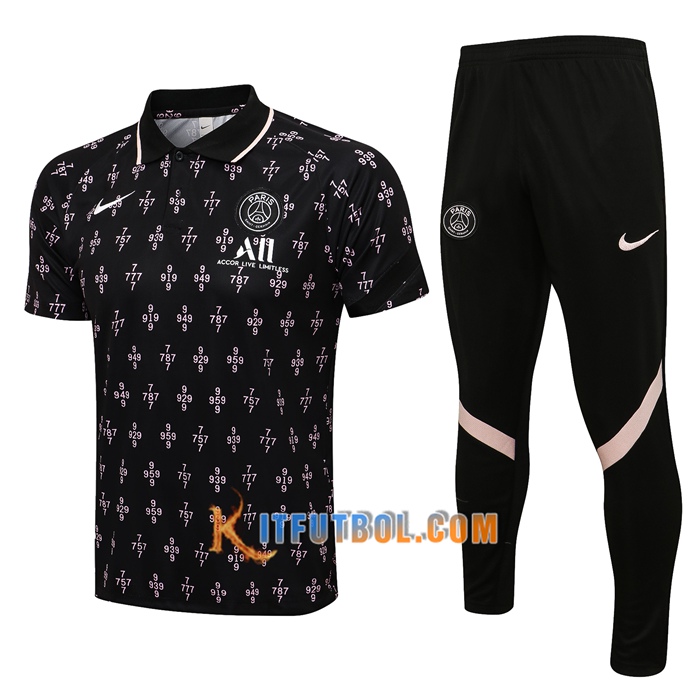 Camiseta Entrenamiento Jordan PSG + Pantalones Negro 2021/2022