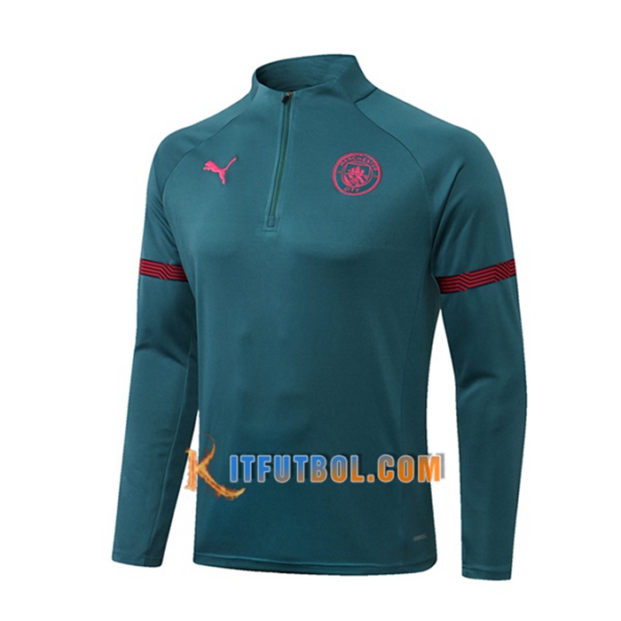 Sudadera De Entrenamiento Manchester City Verde 2021/2022