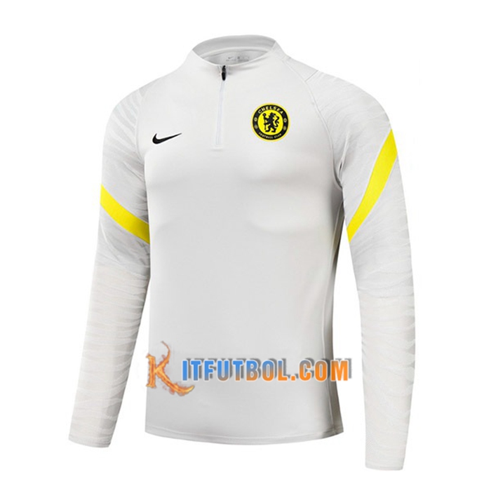 Sudadera De Entrenamiento FC Chelsea Negro/Blanca 2021/2022