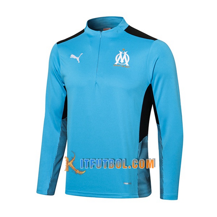 Sudadera De Entrenamiento Marsella OM Azul/Negro 2021/2022