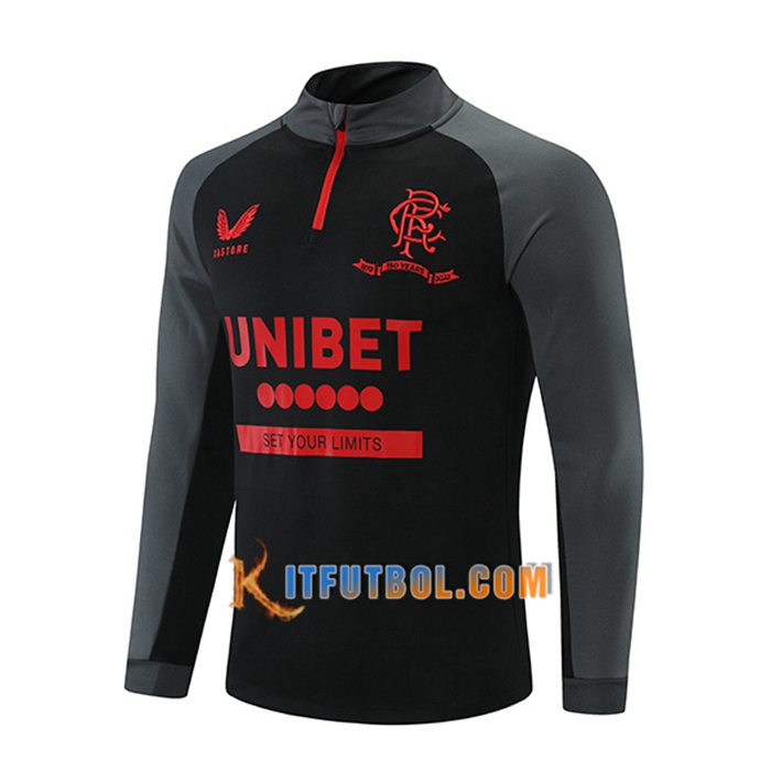 Sudadera De Entrenamiento Flamengo Negro/Gris 2021/2022