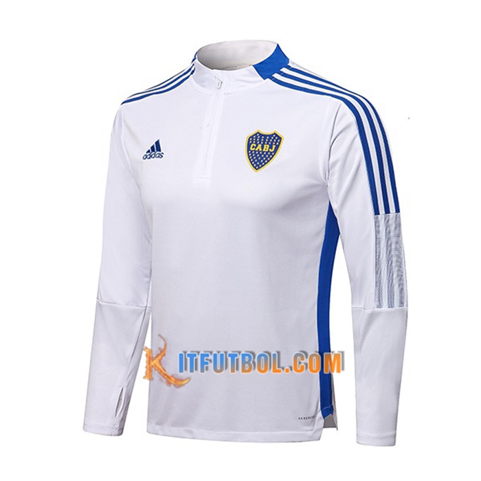 Sudadera De Entrenamiento Boca Juniors Blanca/Azul 2021/2022