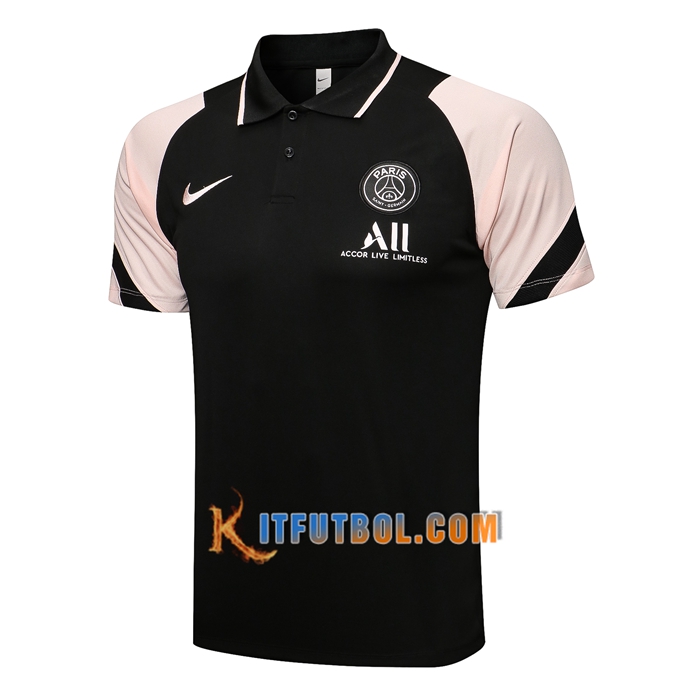Camiseta Entrenamiento Jordan PSG Negro/Rosa 2021/2022