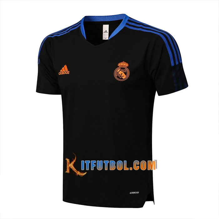 Camiseta Entrenamiento Real Madrid Negro/Azul 2021/2022