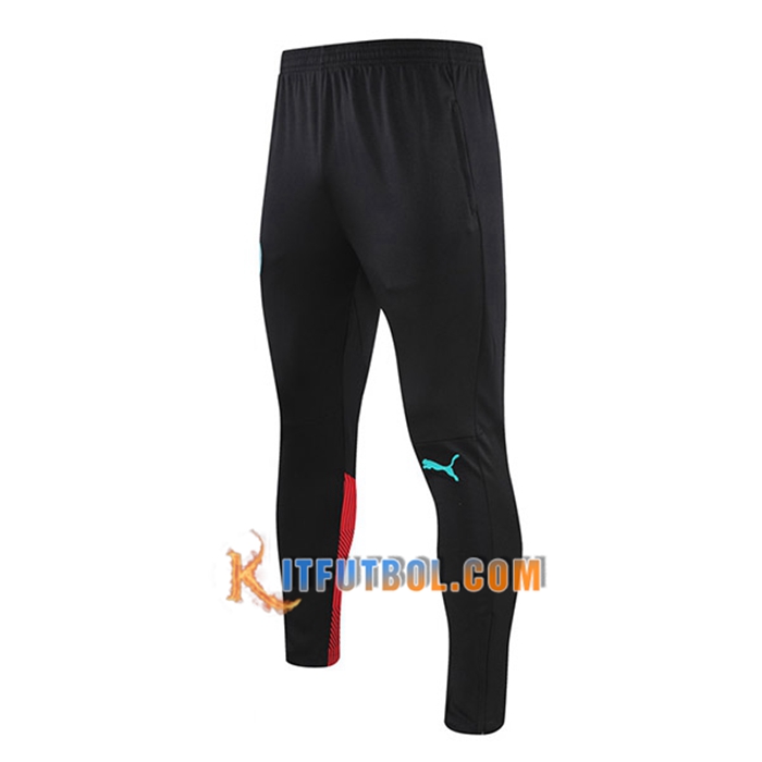 Pantalon Entrenamiento Manchester City Azul/Rojo 2021/2022