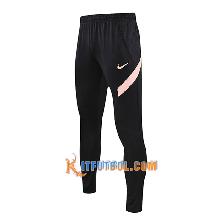 Pantalon Entrenamiento Jordan PSG Negro/Rosa 2021/2022 -01