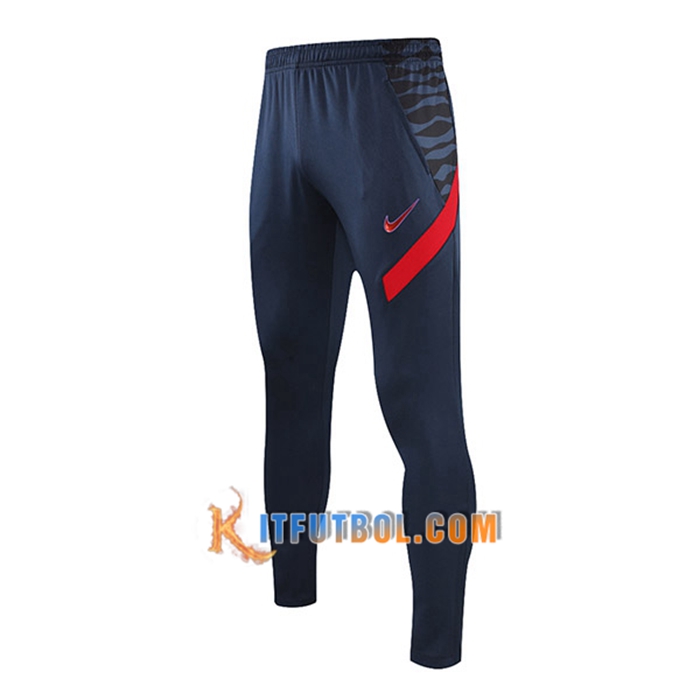 Pantalon Entrenamiento FC Barcelona Azul Marino/Rojo 2021/2022
