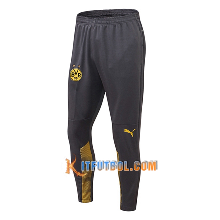 Pantalon Entrenamiento Dortmund BVB Negro/Amarillo 2021/2022