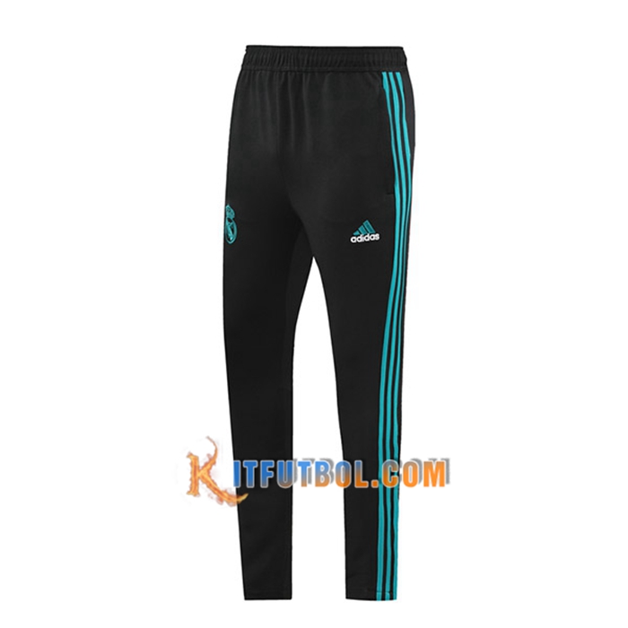 Pantalon Entrenamiento Real Madrid Negro/Verde 2021/2022