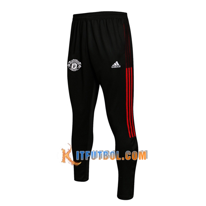 Pantalon Entrenamiento Manchester United Negro/Rojo 2021/2022 -1