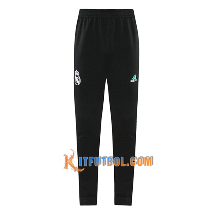 Pantalon Entrenamiento Real Madrid Negro/Verde 2021/2022