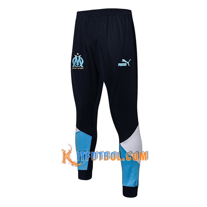 Pantalon Entrenamiento Marsella OM Azul Marino/Blanca/Azul 2021/2022