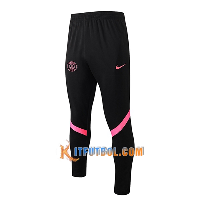 Pantalon Entrenamiento Jordan PSG Negro/Rosa 2021/2022 -02