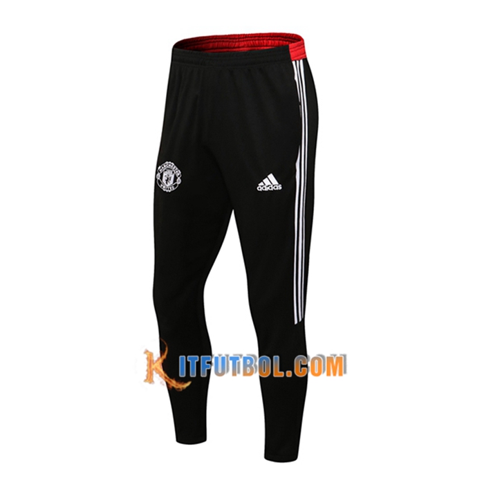Pantalon Entrenamiento Manchester United Blanca/Rojo 2021/2022