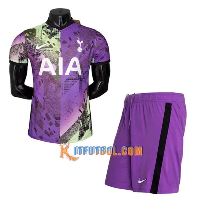 Traje Camiseta Futbol Tottenham Hotspur Tercero + Cortos 2021/2022