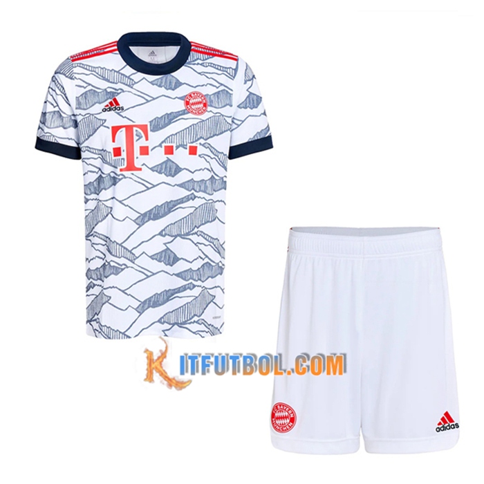 Traje Camiseta Futbol Bayern Munich Tercero + Cortos 2021/2022
