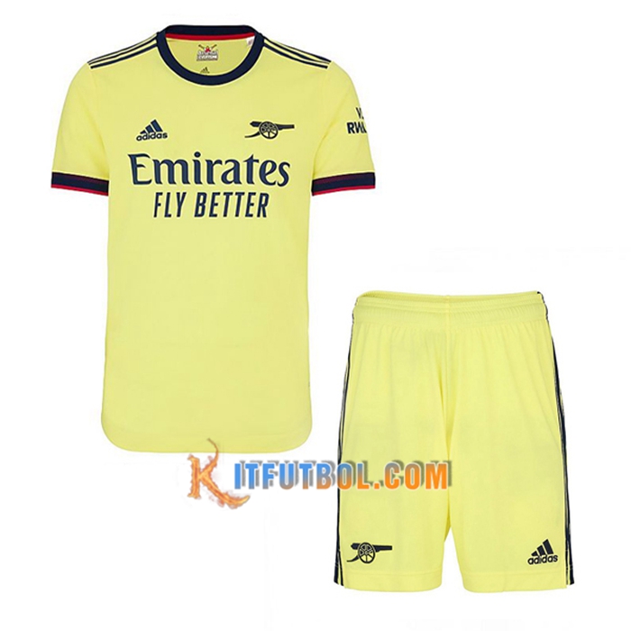 Traje Camiseta Futbol FC Arsenal Alternativo + Cortos 2021/2022