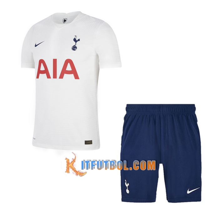 Traje Camiseta Futbol Tottenham Hotspur Titular + Cortos 2021/2022