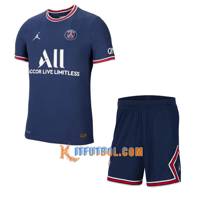 Traje Camiseta Futbol Jordan PSG Titular + Cortos 2021/2022