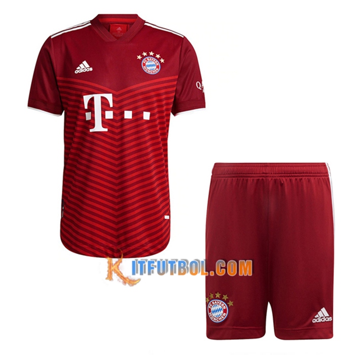 Traje Camiseta Futbol Bayern Munich Titular + Cortos 2021/2022