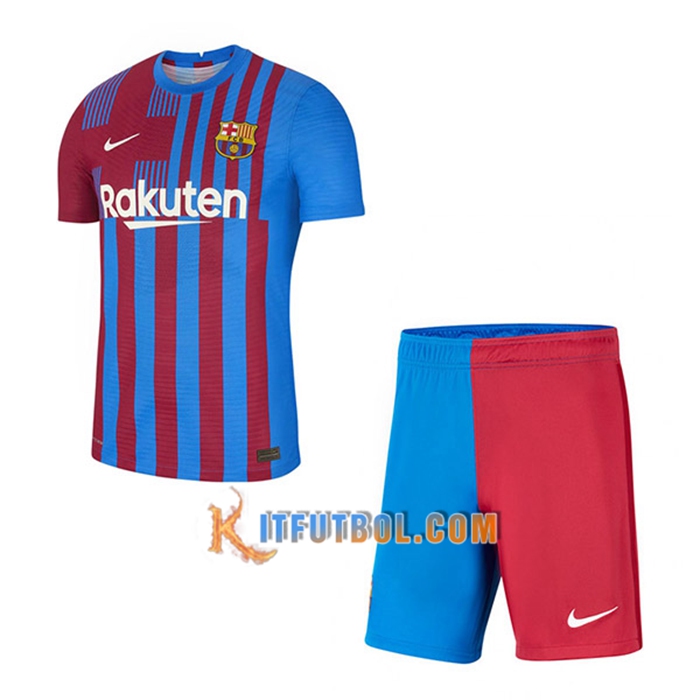 Traje Camiseta Futbol FC Barcelona Titular + Cortos 2021/2022