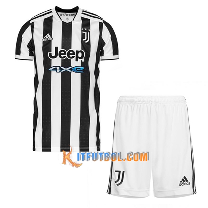 Traje Camiseta Futbol Juventus Titular + Cortos 2021/2022