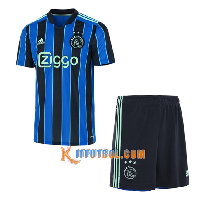Traje Camiseta Futbol AFC Ajax Alternativo + Cortos 2021/2022