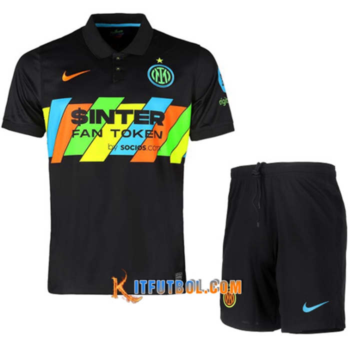 Traje Camiseta Futbol Inter Milan Tercero + Cortos 2021/2022