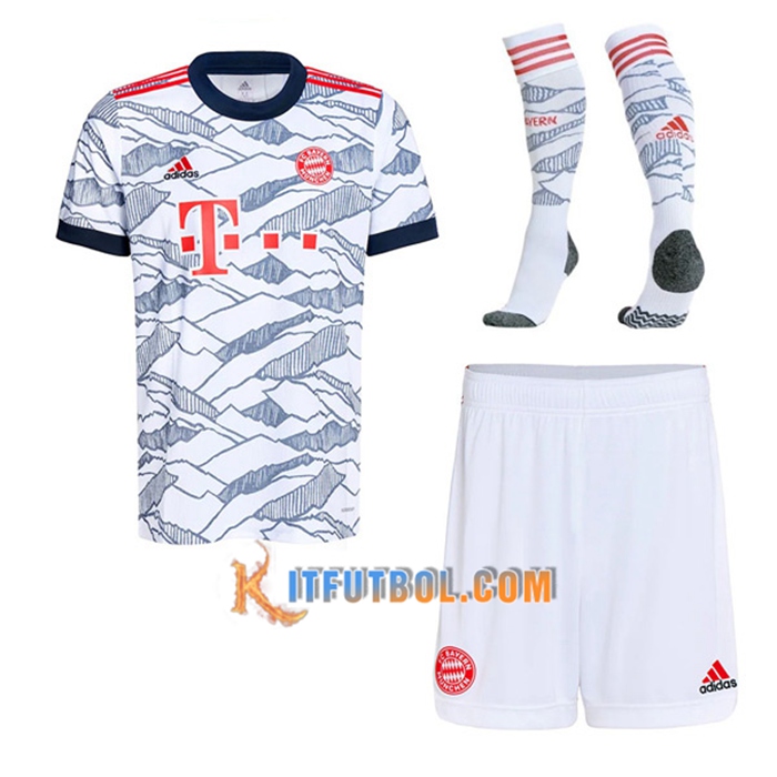 Traje Camiseta Futbol Bayern Munich Tercero (Cortos + Calcetines) 2021/2022