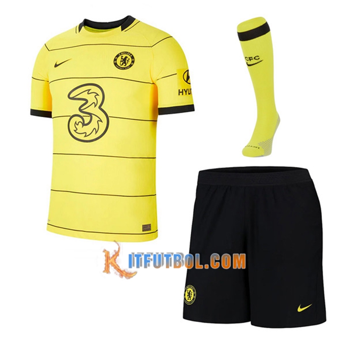 Traje Camiseta Futbol FC Chelsea Alternativo (Cortos + Calcetines) 2021/2022