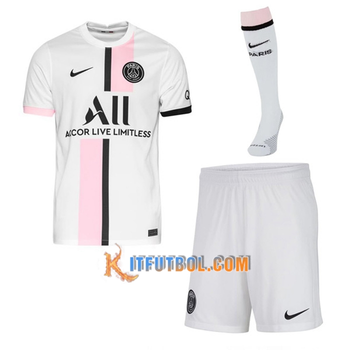 Traje Camiseta Futbol Jordan PSG Alternativo (Cortos + Calcetines) 2021/2022