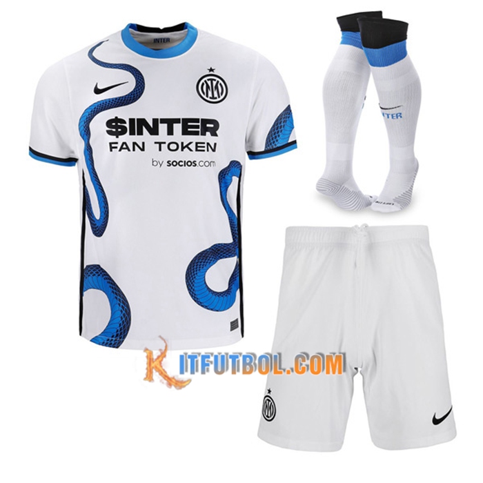 Traje Camiseta Futbol Inter Milan Alternativo (Cortos + Calcetines) 2021/2022