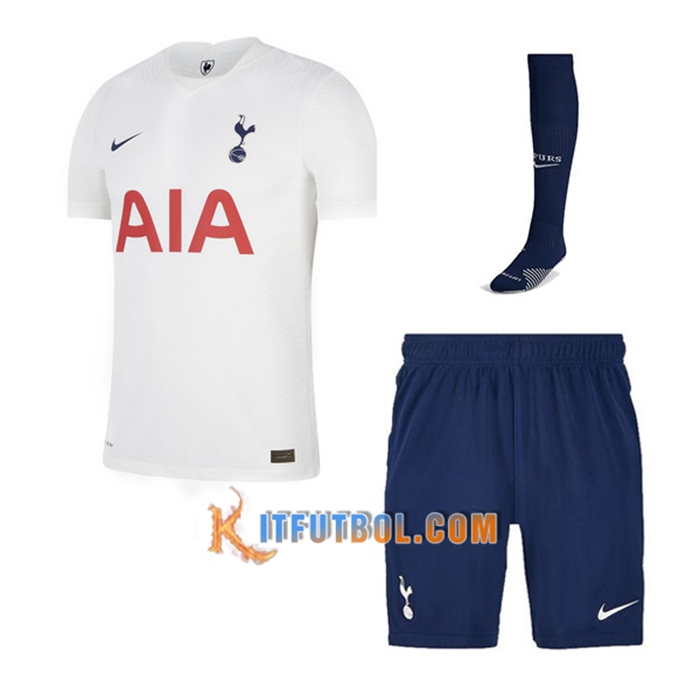 Traje Camiseta Futbol Tottenham Hotspur Titular (Cortos + Calcetines) 2021/2022