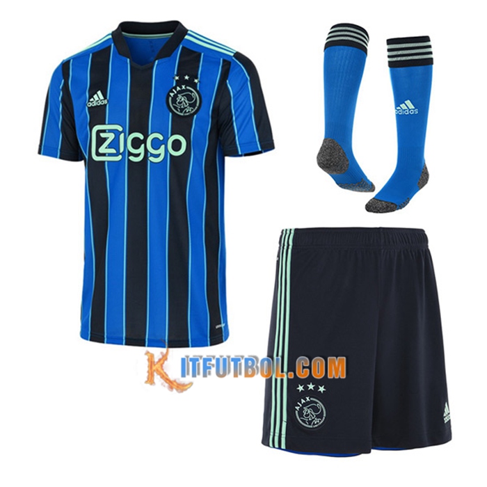 Traje Camiseta Futbol AFC Ajax Alternativo (Cortos + Calcetines) 2021/2022