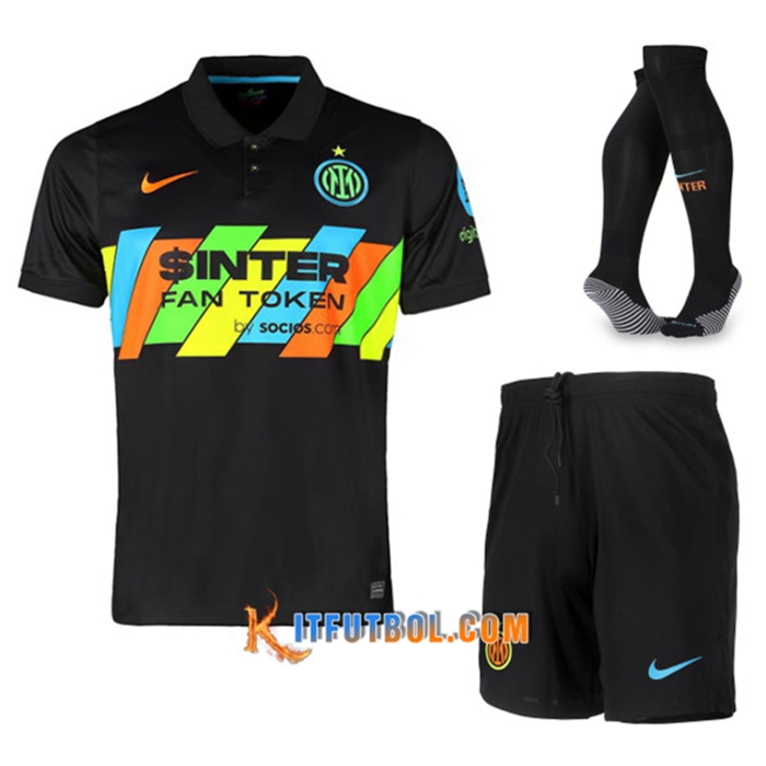 Traje Camiseta Futbol Inter Milan Tercero (Cortos + Calcetines) 2021/2022