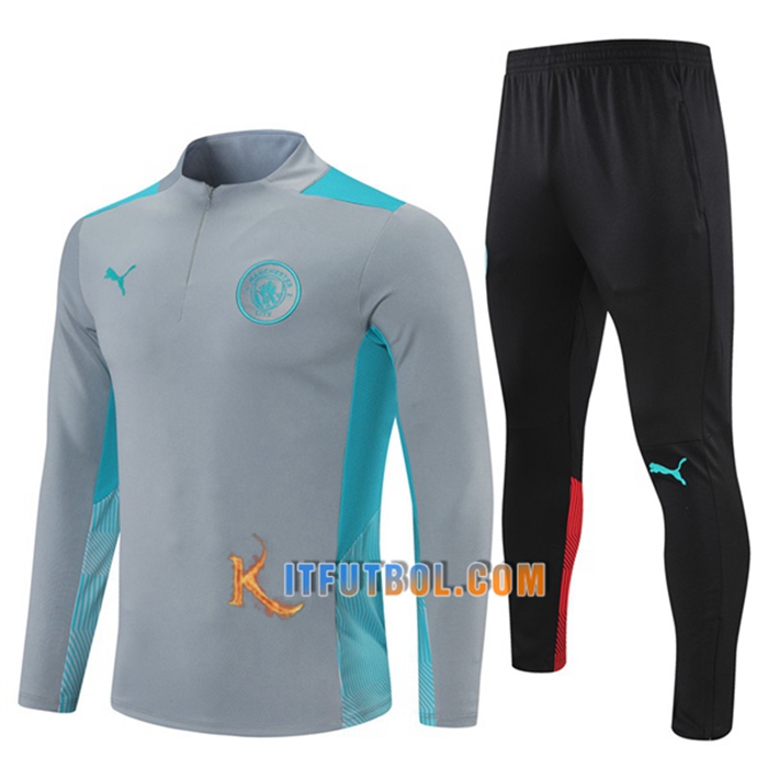 Chandal Equipos De Futbol Manchester City Azul/Gris 2021/2022