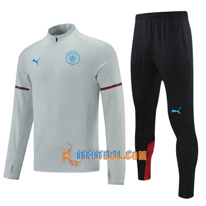 Chandal Equipos De Futbol Manchester City Gris 2021/2022