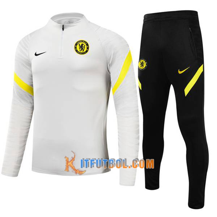 Chandal Equipos De Futbol FC Chelsea Negro/Blanca 2021/2022