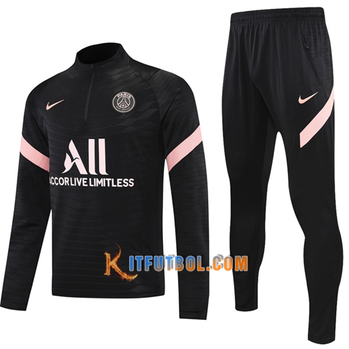 Chandal Equipos De Futbol Jordan PSG Rosa/Negro 2021/2022