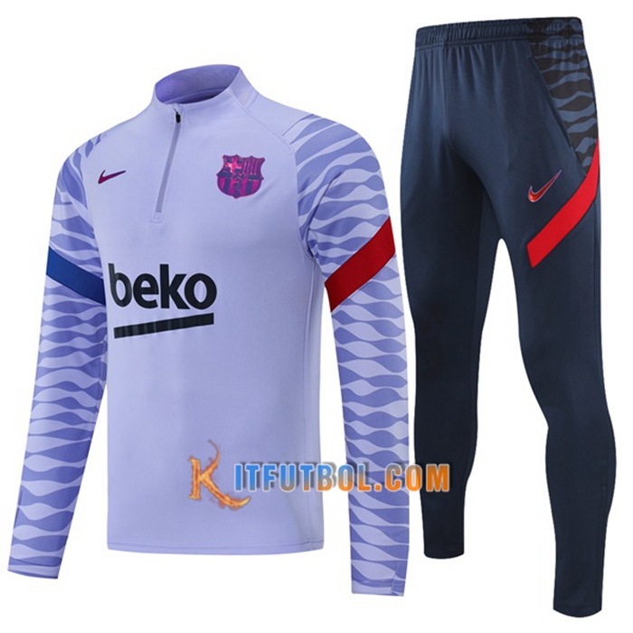 Chandal Equipos De Futbol FC Barcelona Purpura 2021/2022