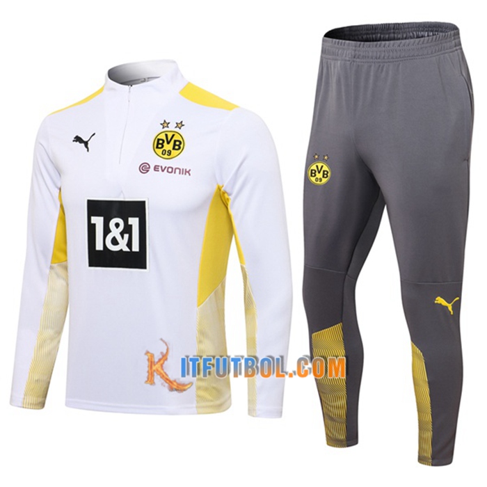 Chandal Equipos De Futbol Dortmund BVB Amarillo/Blanca 2021/2022
