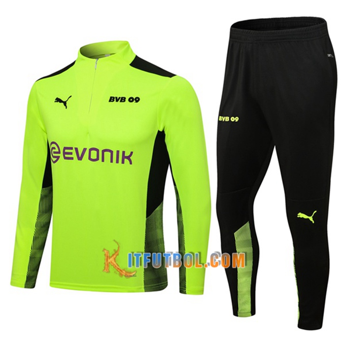 Chandal Equipos De Futbol Dortmund BVB Verde/Negro 2021/2022